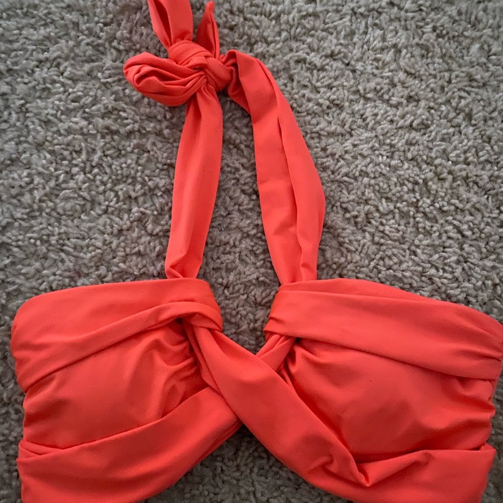 Everything but Water Coral swim top